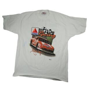 Vintage Chase Authentics Citgo Racing Graphic Nascar T Shirt